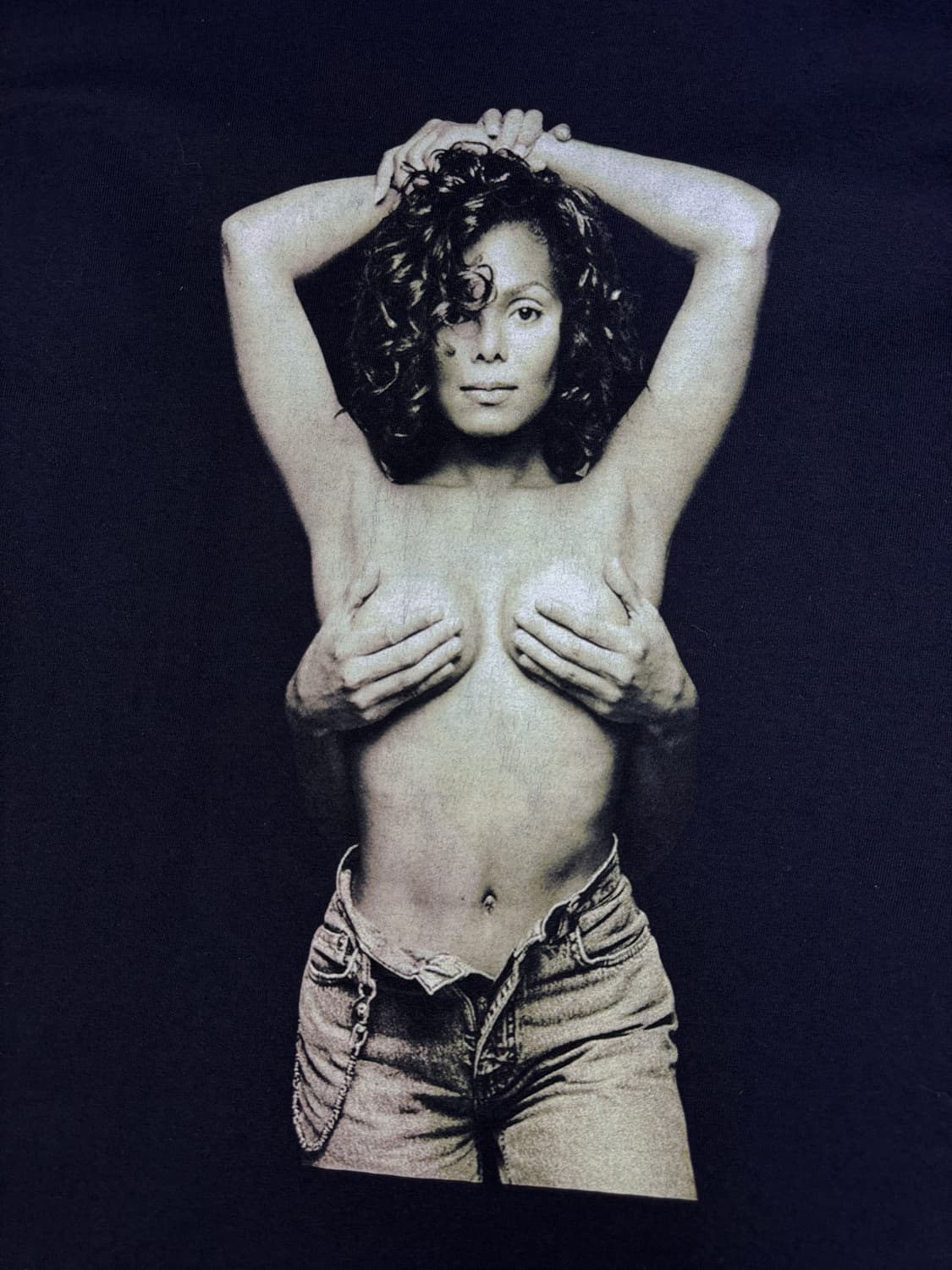 빈티지 자넷잭슨 JANET JACKSON 93 부틀렉 투어티 L 상품이미지2