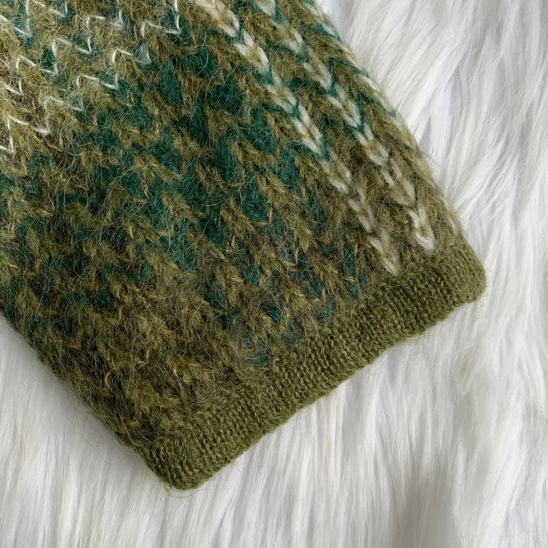 일본 빈티지 Raccommoder 보카시 니트 자켓 1765 상품이미지7