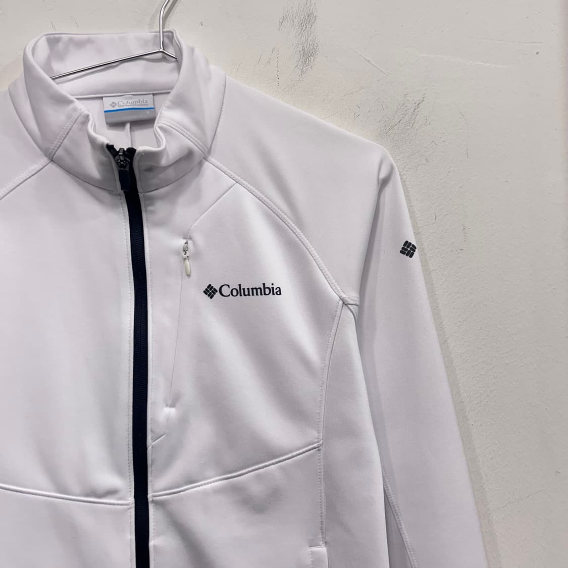 컬럼비아 배색 트레이닝 경량 집업 져지 상품이미지1