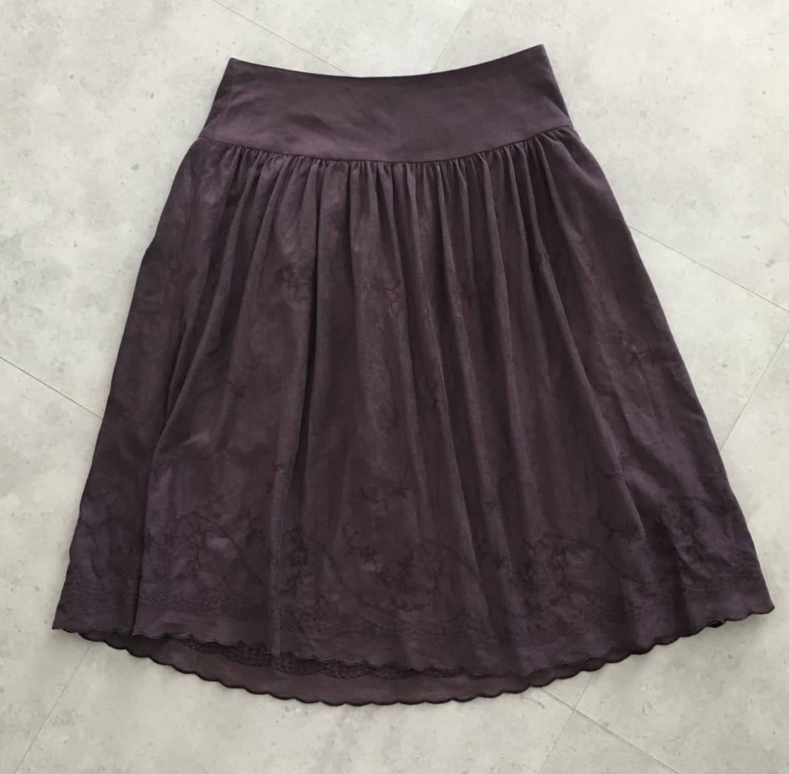 Vintage purple midi skirt 상품이미지1