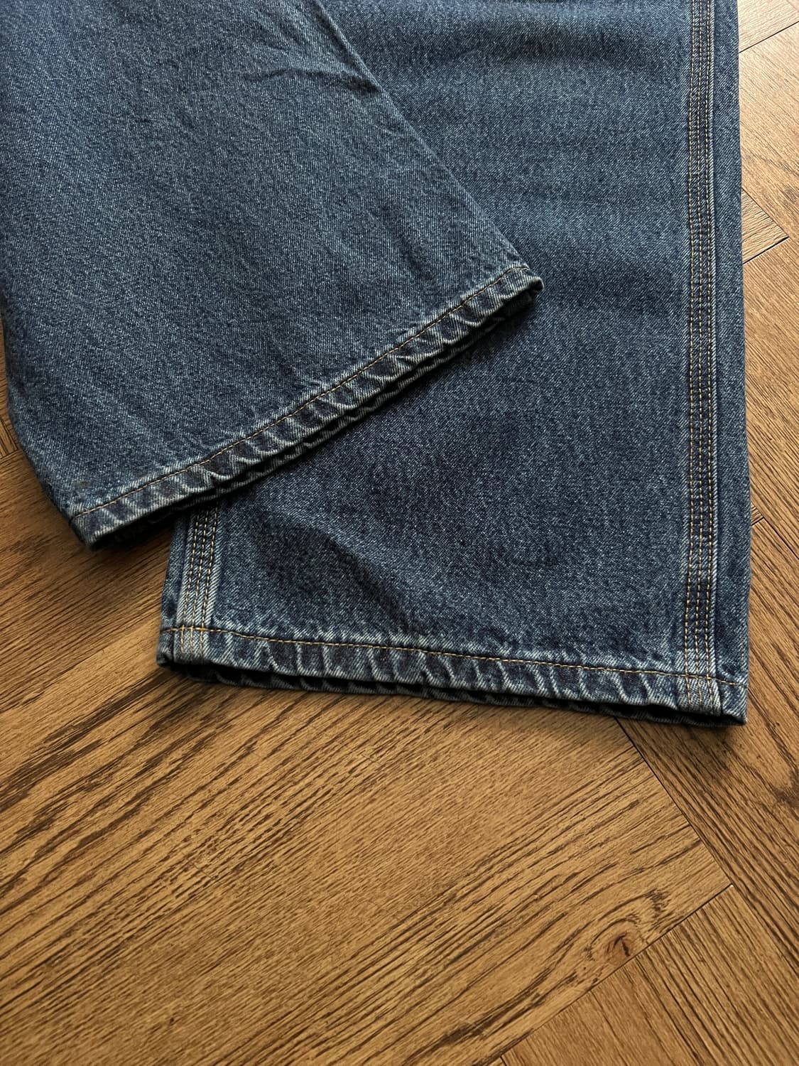 [32]칼하트 USA 미디엄블루 카펜터 워크 데님 팬츠 상품이미지5