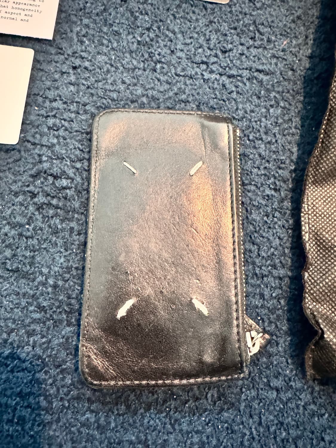 메종마르지엘라 스티치 레더 카드지갑 (사용감많음) 상품이미지5