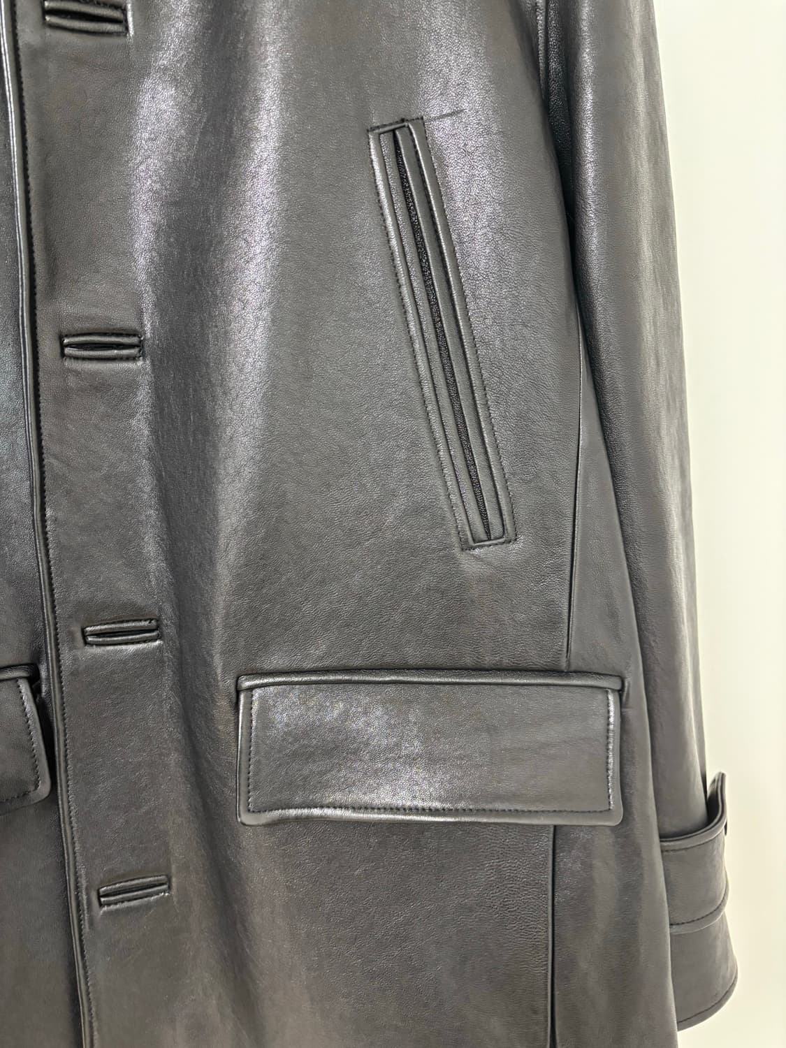 아트이프액츠 레더 카코트 상품이미지3