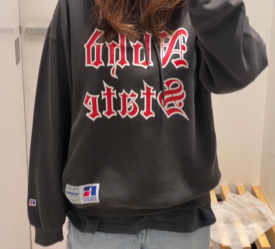 (새상품) 네이버후드 X 러셀애슬레틱 후드티 상품이미지2