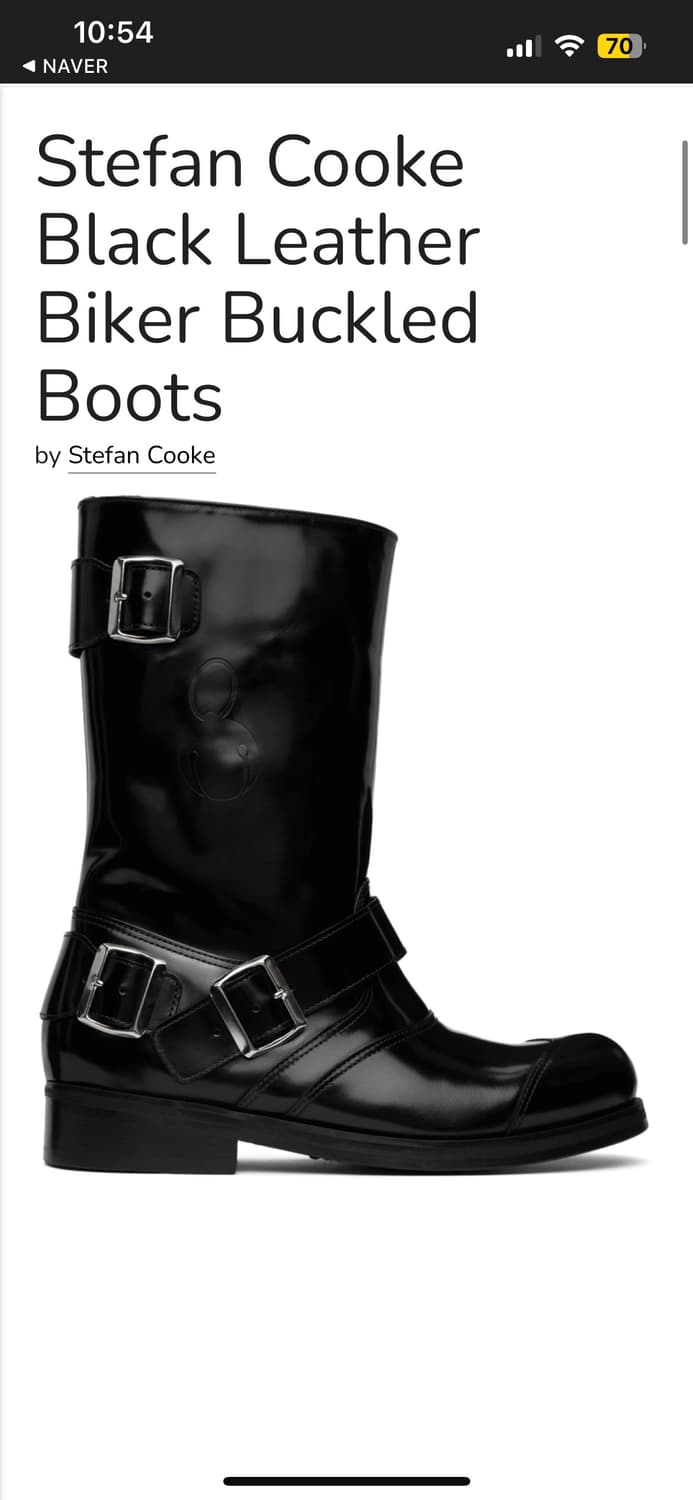 ( 구매)스테판쿡 바이커부츠 상품이미지1