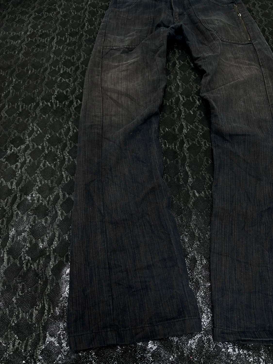 “BA-TSU” 00’s Zipper Detail Curve Jeans 상품이미지2
