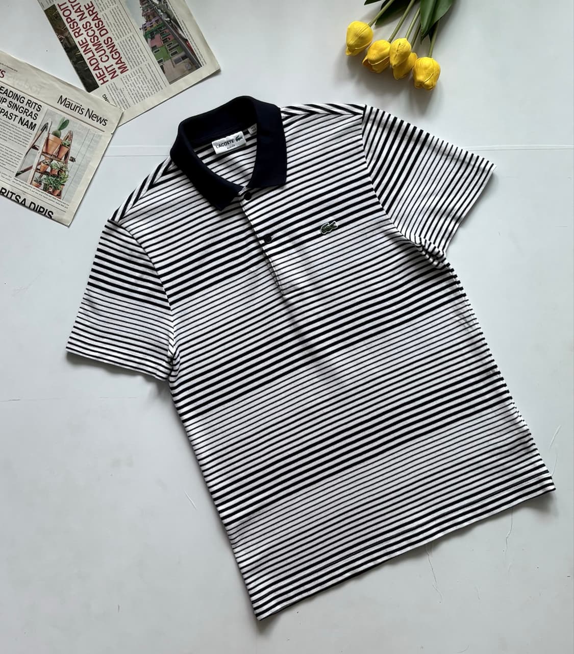 Lacoste 라코스테 스트라이프 카라티  상품이미지1
