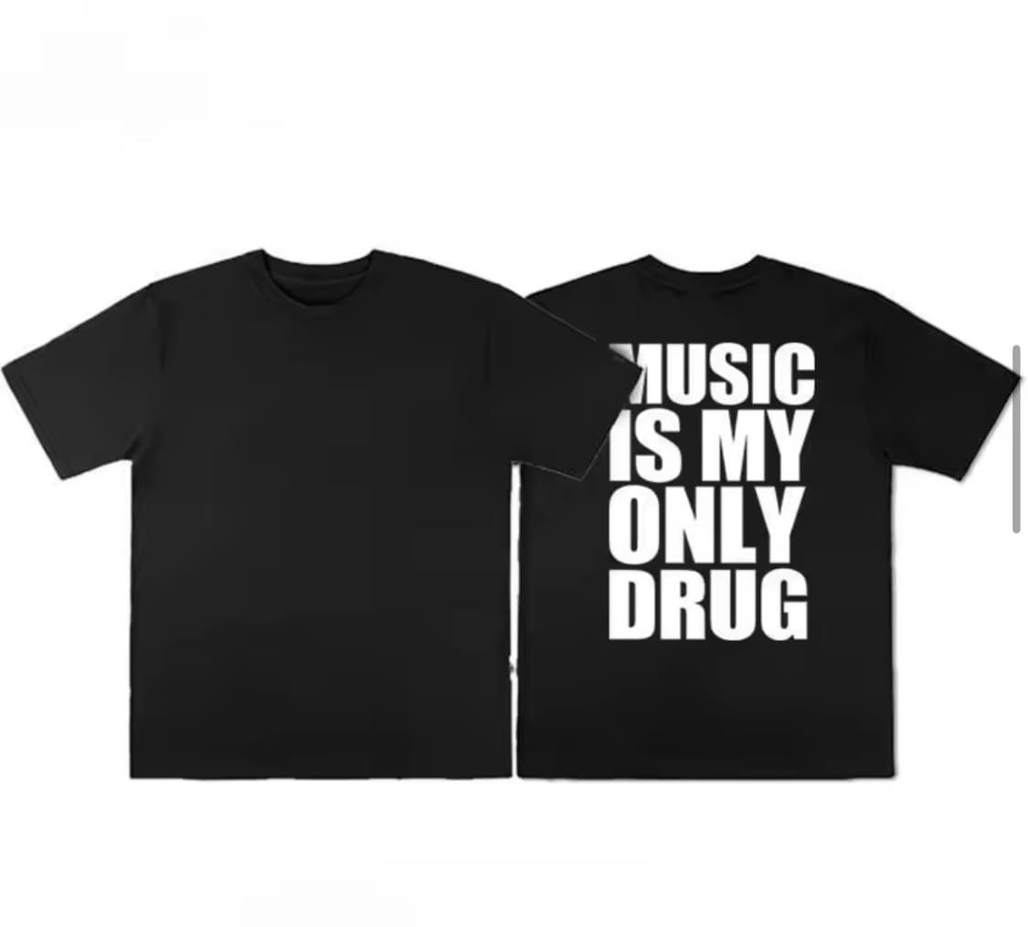 뮤직 이즈 마이 온리 드럭 반팔  상품이미지2