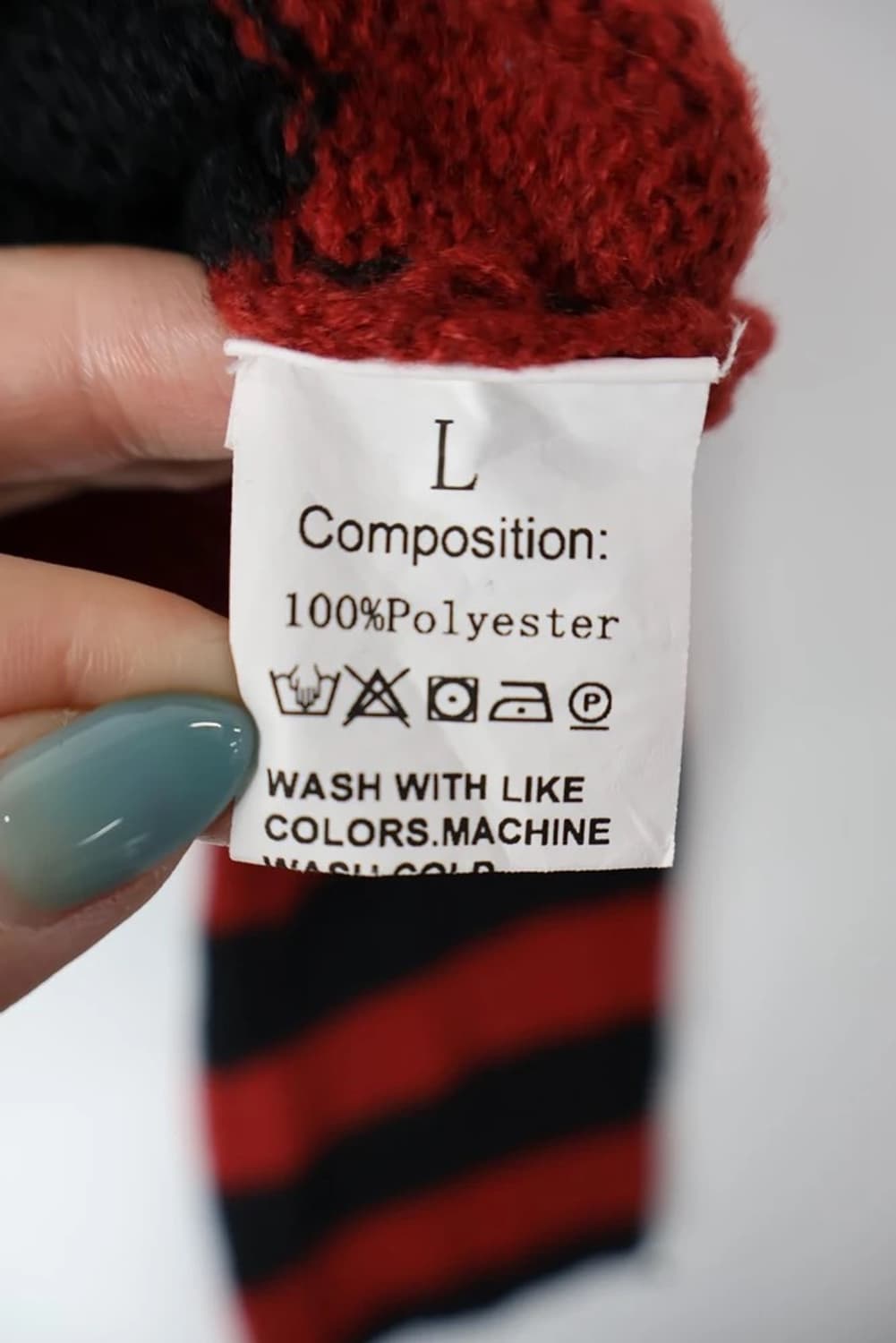 Red Black Punk Crop Hoodie 상품이미지8