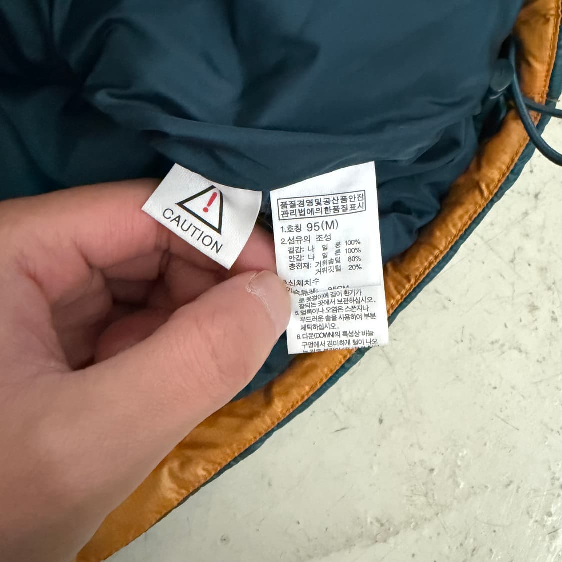 노스페이스 600 빈티지 구스다운 패딩 95 상품이미지6