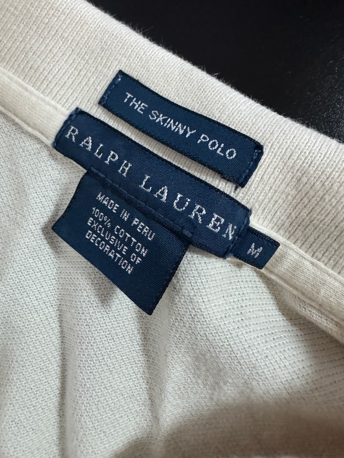 여성 폴로 랄프로렌 와팬 로고 긴팔 카라 티셔츠 상품이미지3