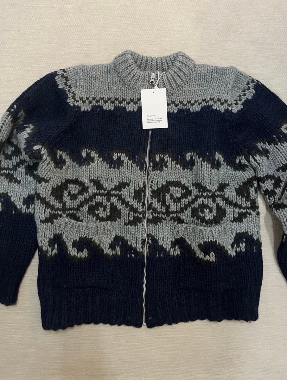 아유서울 노르딕 울 블랜드 포켓 가디건 상품이미지6