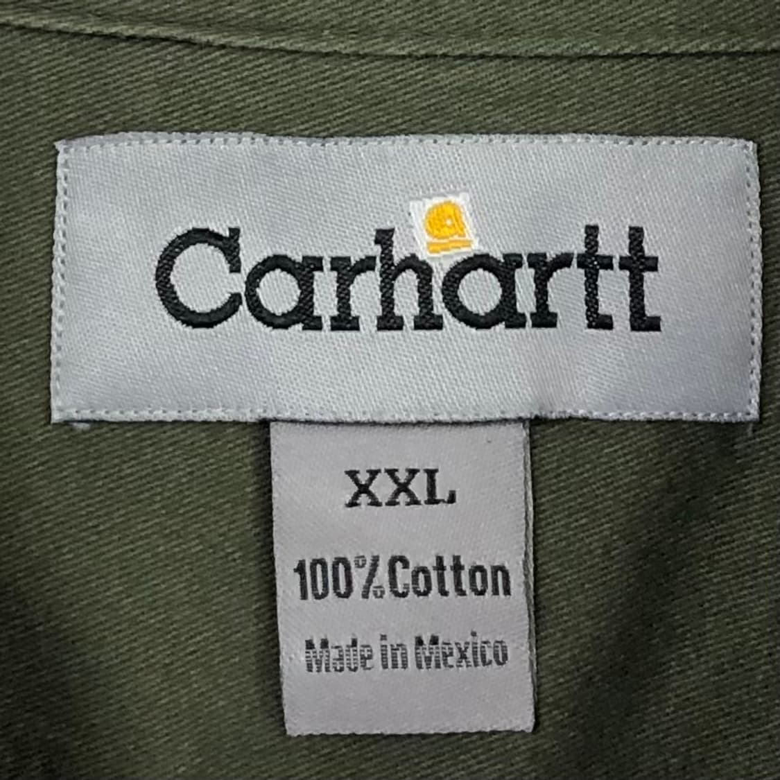 Xxl 칼하트 카키 워크 셔츠 상품이미지3