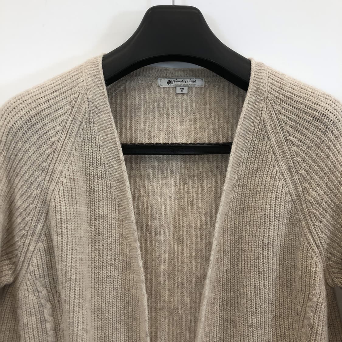 써스데이아일랜드 오픈형 울 가디건 85  상품이미지2