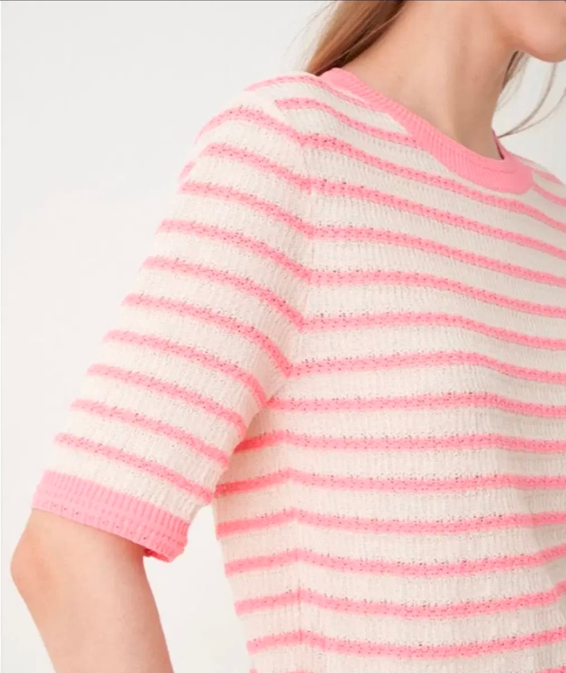 SJ SJ 핑크 스트라이프 반팔  상품이미지8