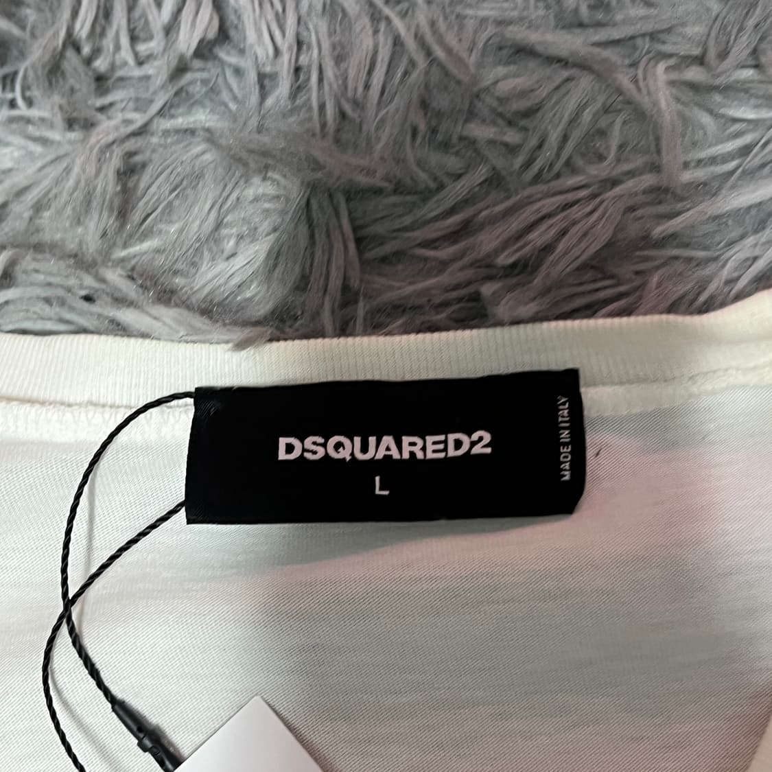디스퀘어드2 레드 프린팅 빈티지 펑크 반팔티 상품이미지3