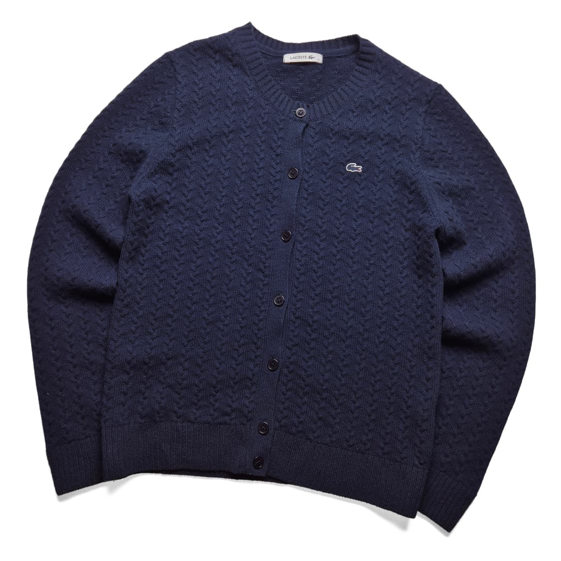[40] 라코스테 케이블 니트 가디건 상품이미지1