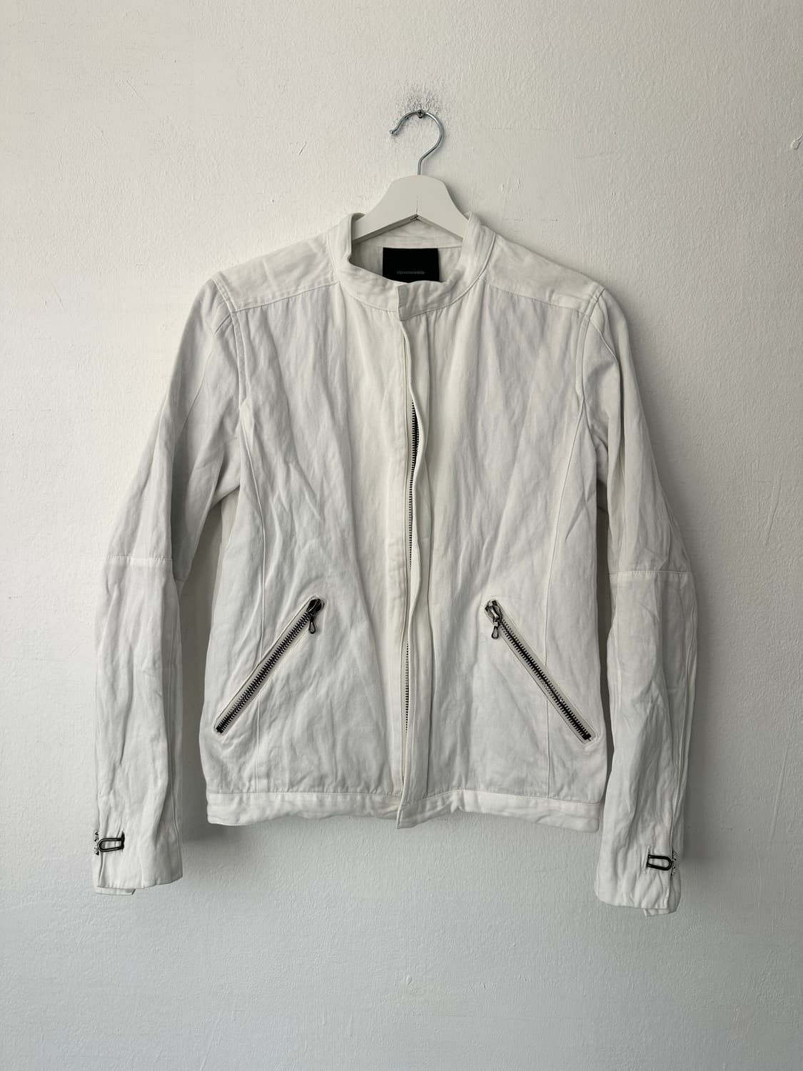 Rip Van Winkle 화이트 크링클 크롭 자켓 상품이미지2