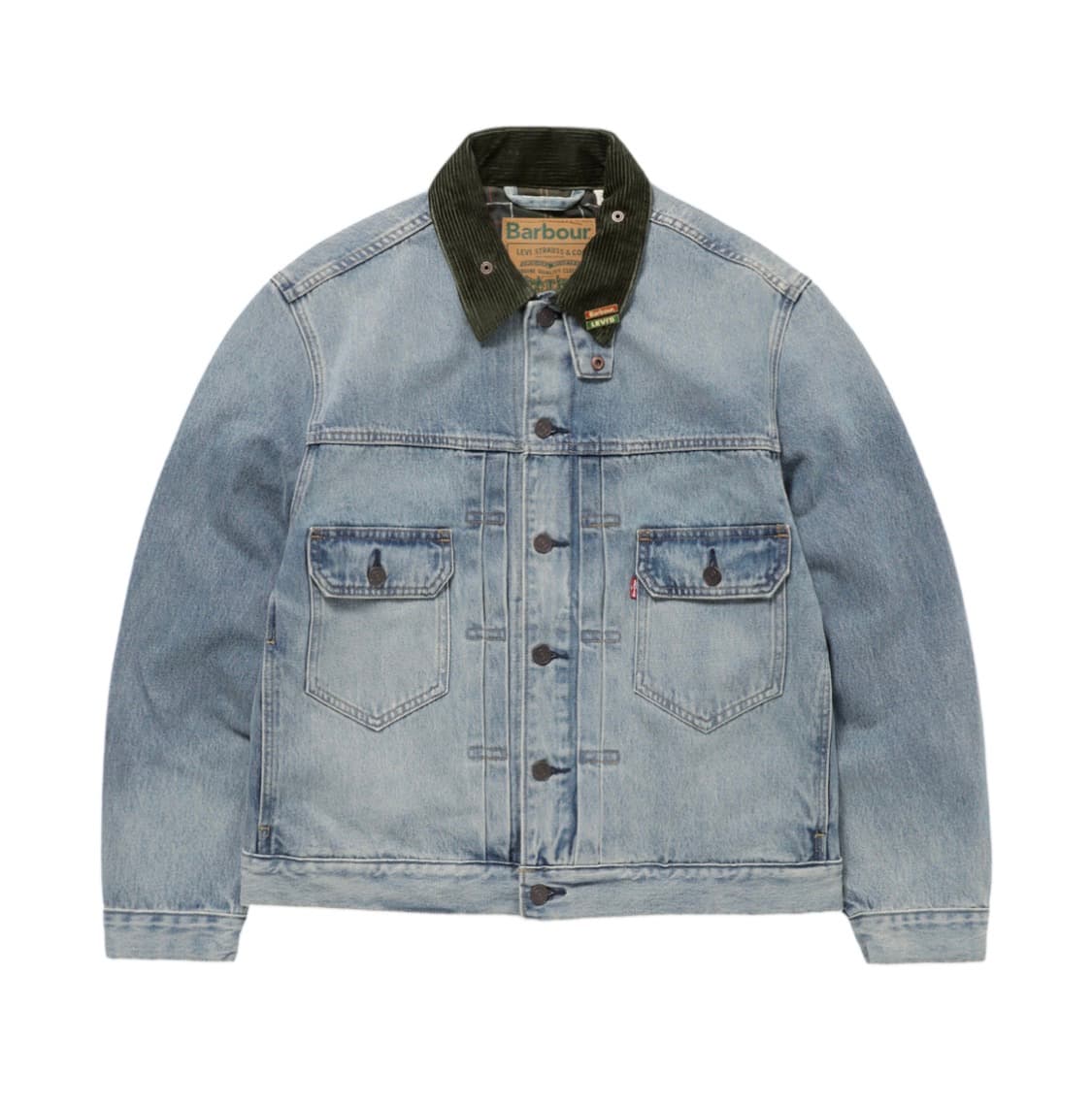 [S] 바버 리바이스 데님 트러커 상품이미지1