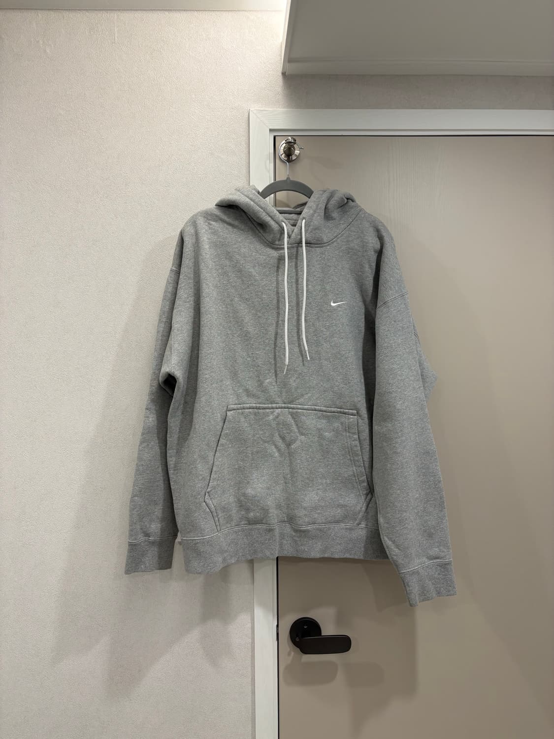 나이키 NRG 솔로 스우시 플리스 후드 다크 그레이 헤더 us L 상품이미지1