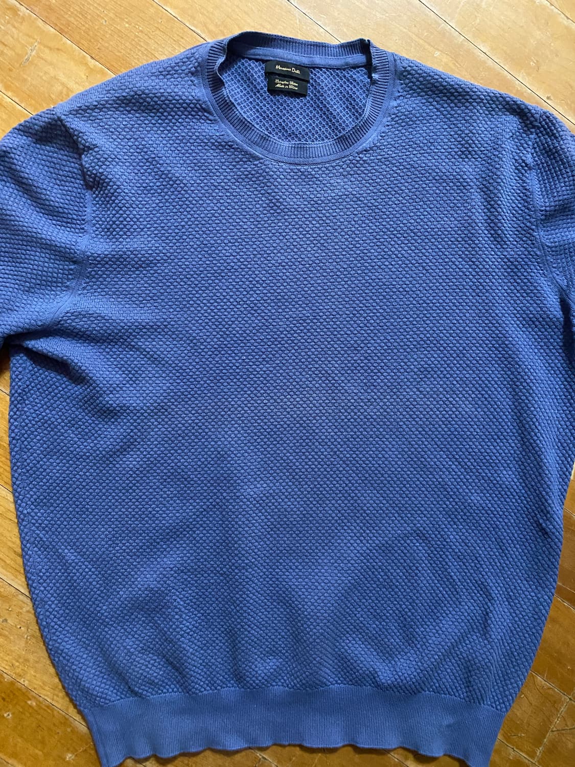 Massimo Dutti 남성 엑스트라 파인 코튼 니트(105) L 상품이미지1