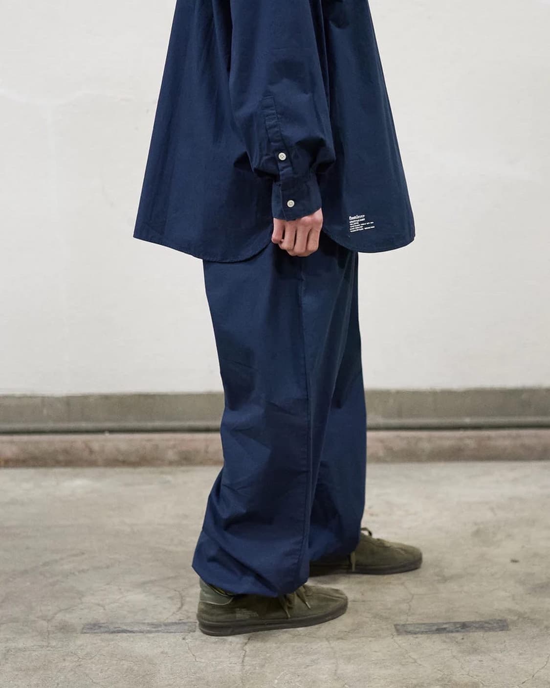 프레쉬서비스 유틸리티 오버팬츠 네이비 상품이미지1