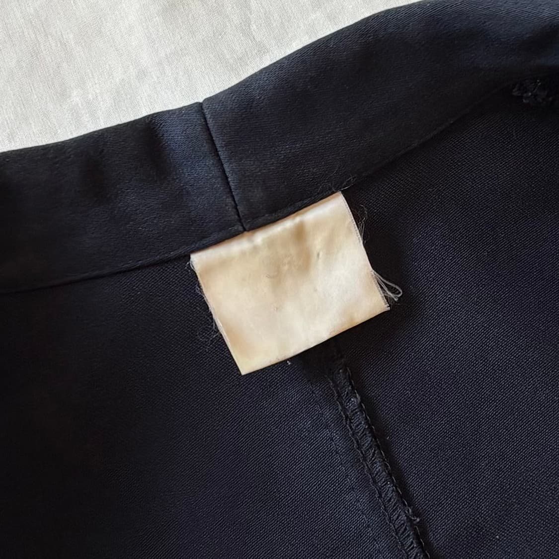 [44-44반] FRANCE 프렌치 블랙 헤비 몰스킨 자켓 상품이미지6