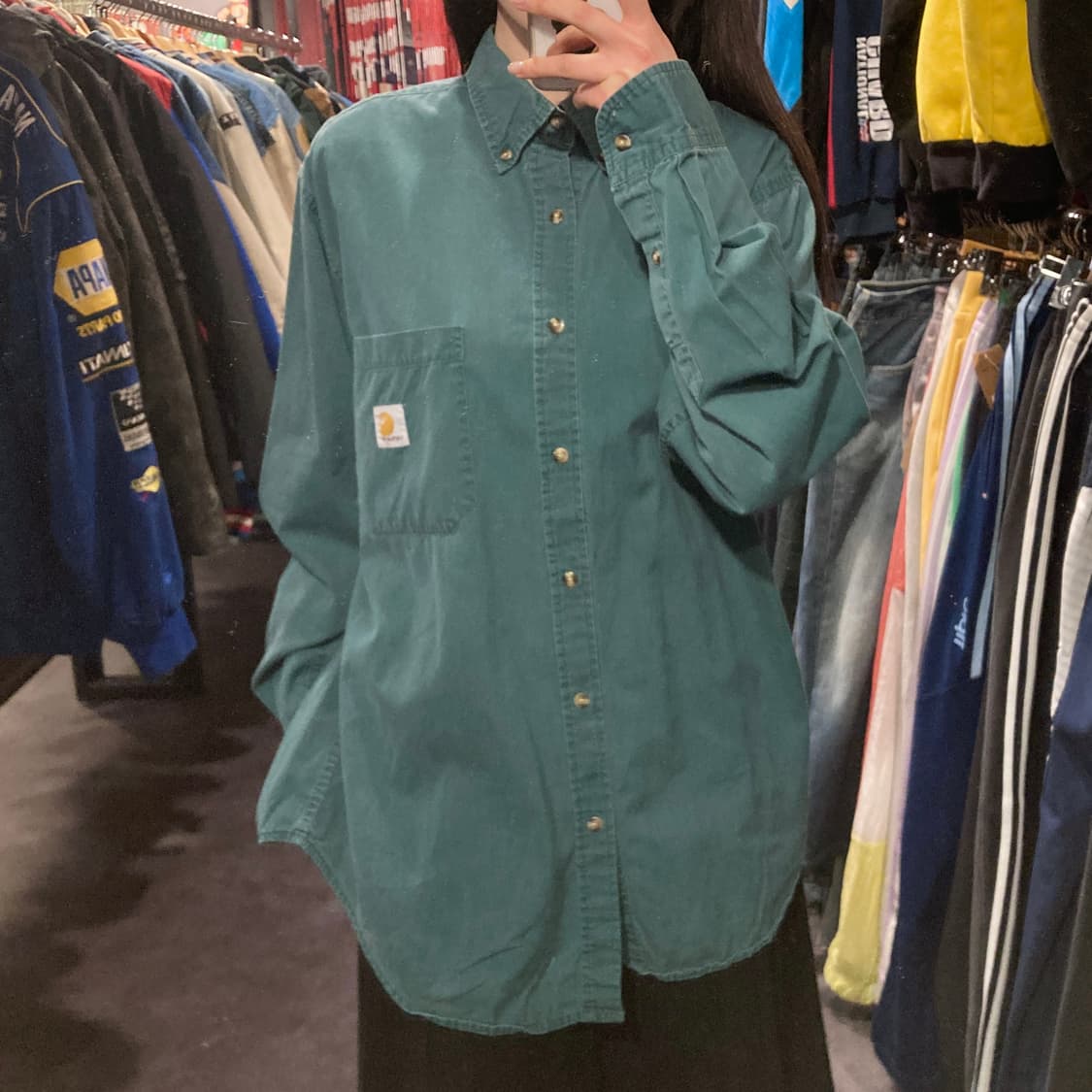 [IM] 칼하트 긴팔셔츠 그린 상품이미지2