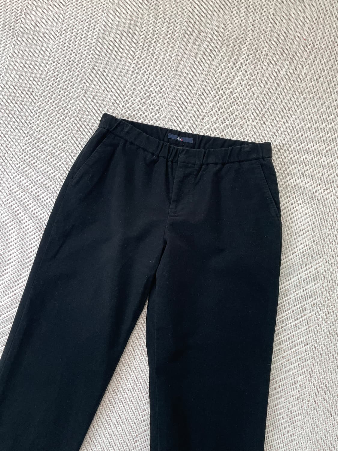 45rpm 블랙 코튼팬츠  J03887 상품이미지2