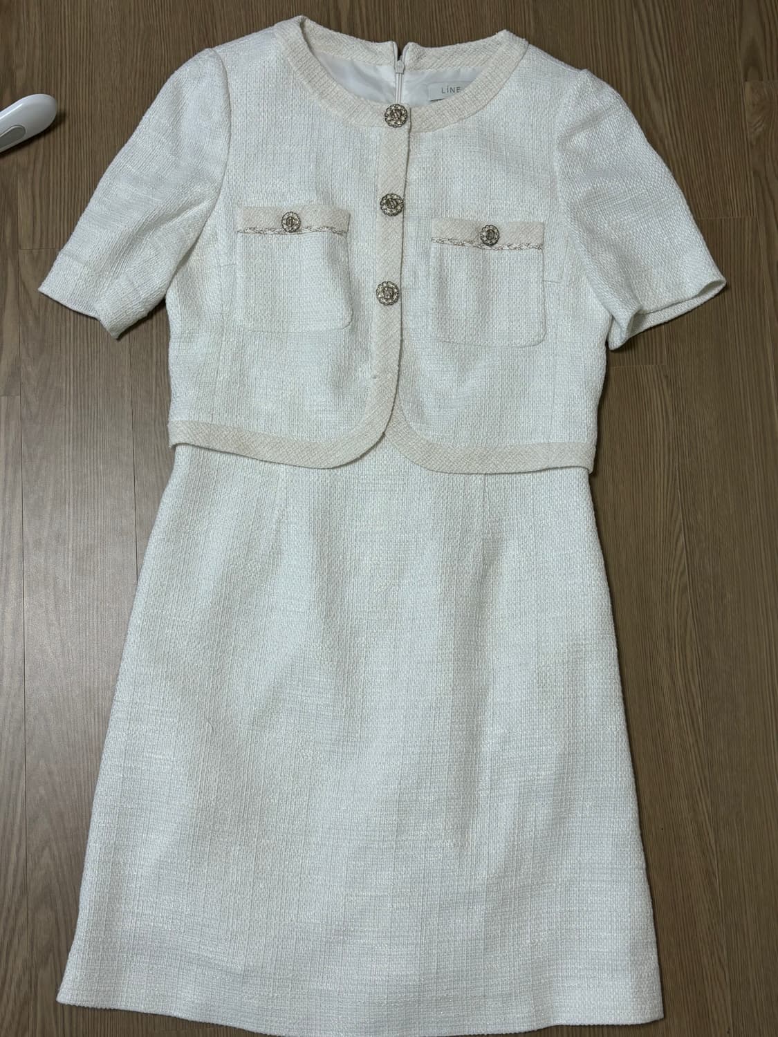 라인 트위드원피스 55사이즈 상품이미지1