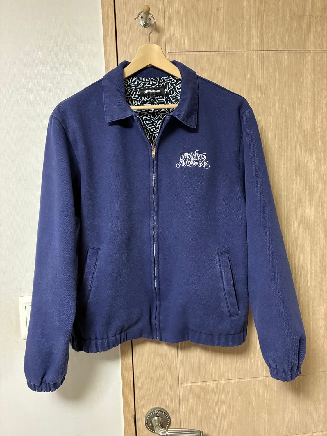 [L]퍼킹어썸 FA 헤링턴 자켓 네이비 상품이미지1