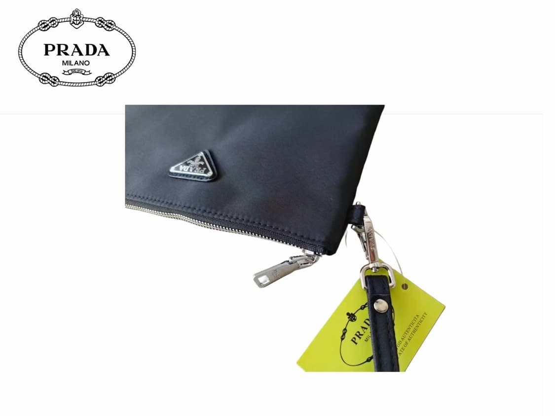 프라다뷰티 핸들 파우치 클러치 블랙 상품이미지6