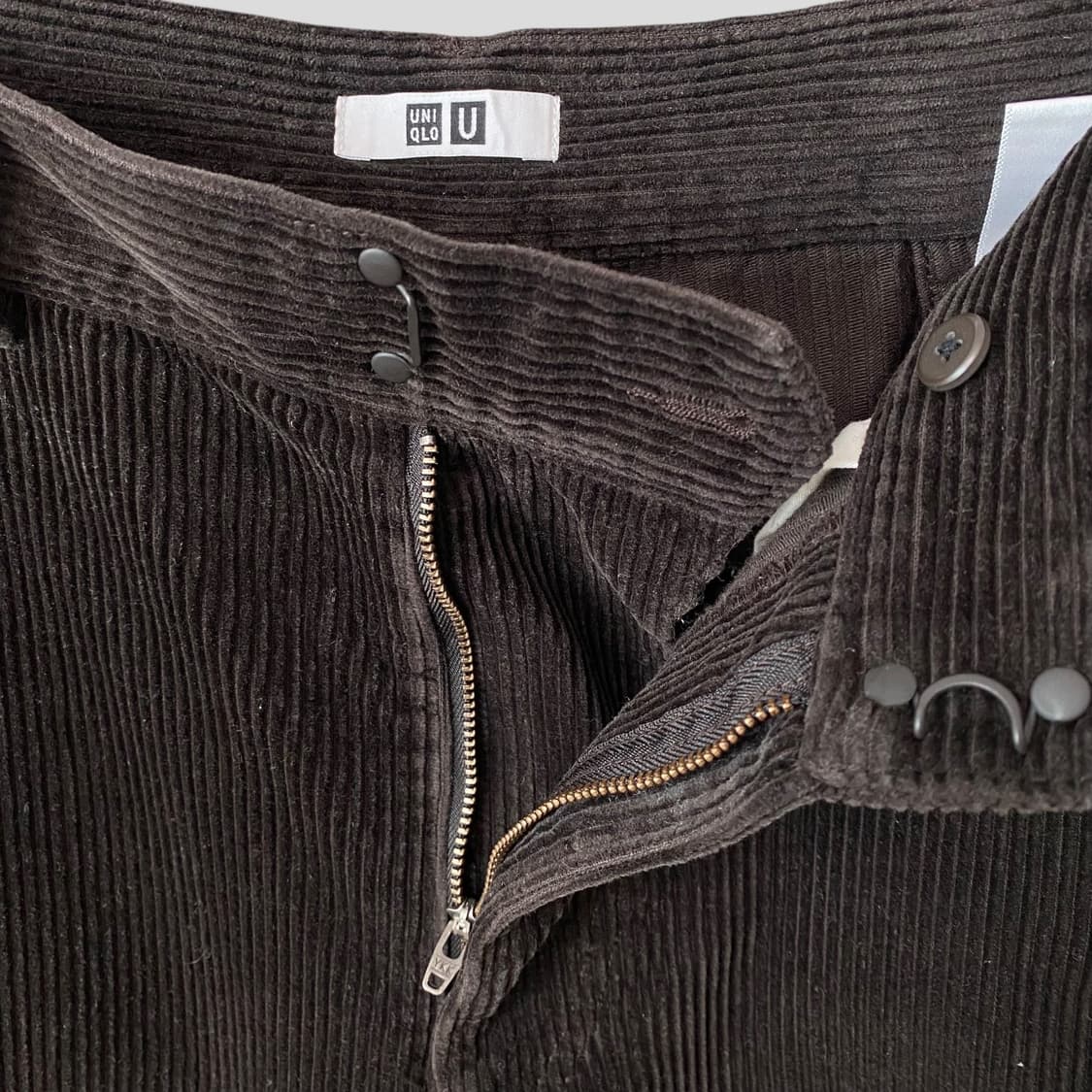 (76)유니클로U 와이드 워크 코듀로이 팬츠 상품이미지3