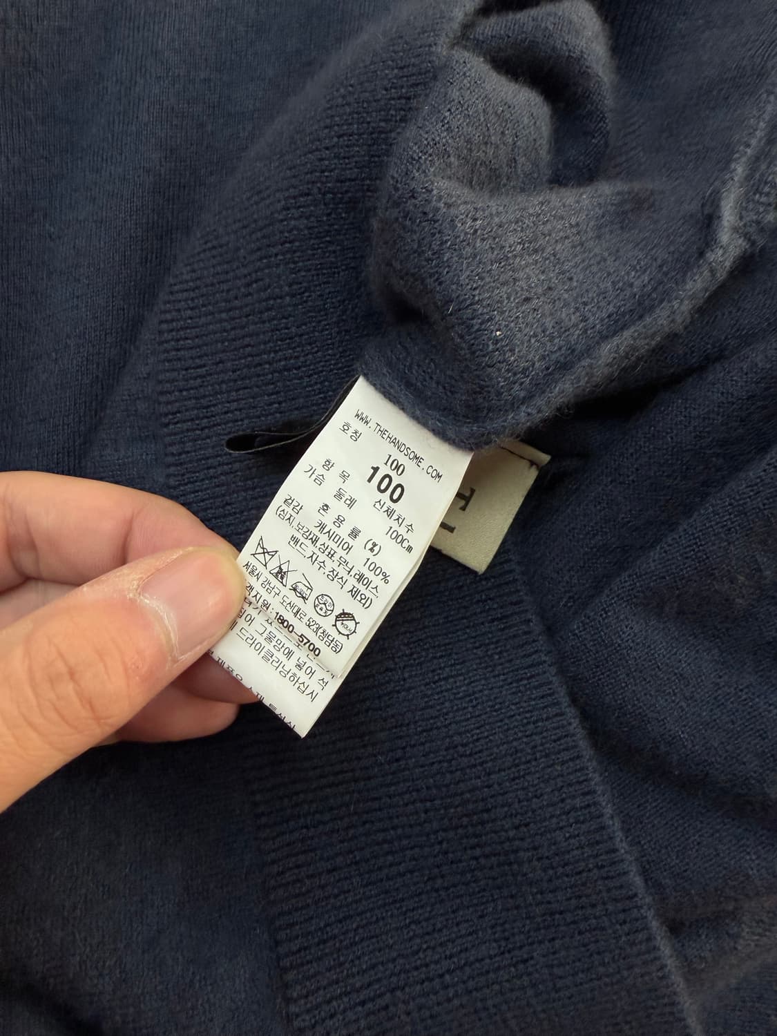 100/ 타임옴므 22FW 캐시미어 니트 상품이미지8