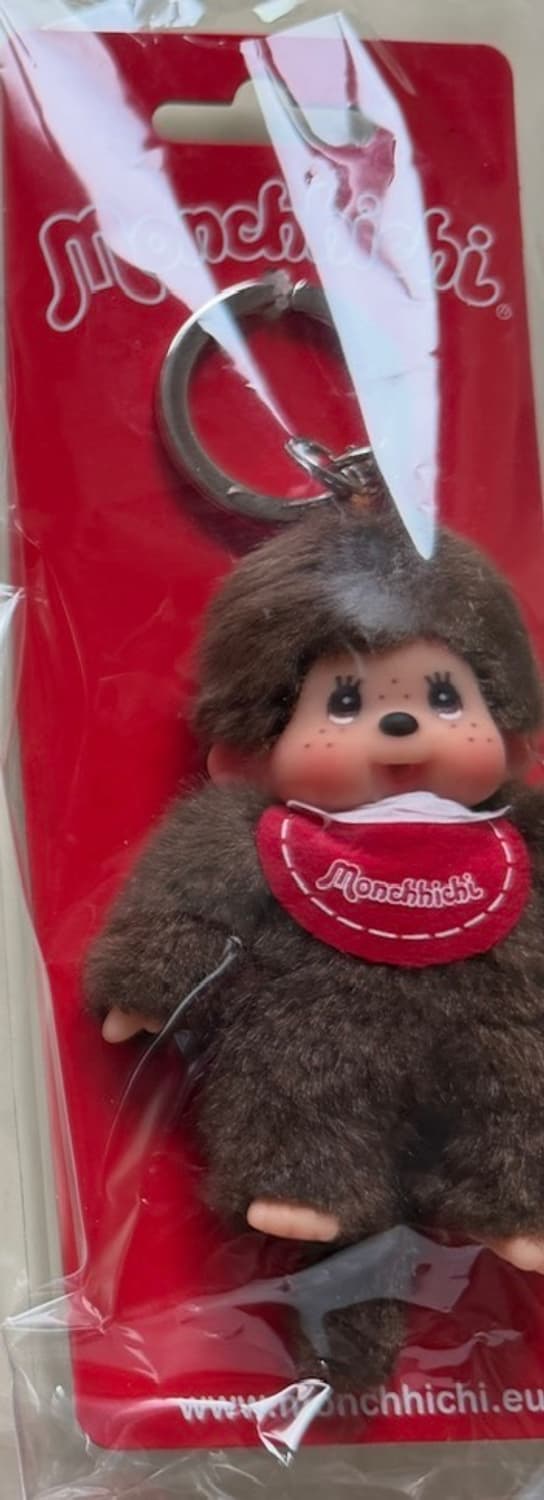 몬치치 유럽 클래식 미니 키링 미개봉(빨간 턱받이 남아) 상품이미지3