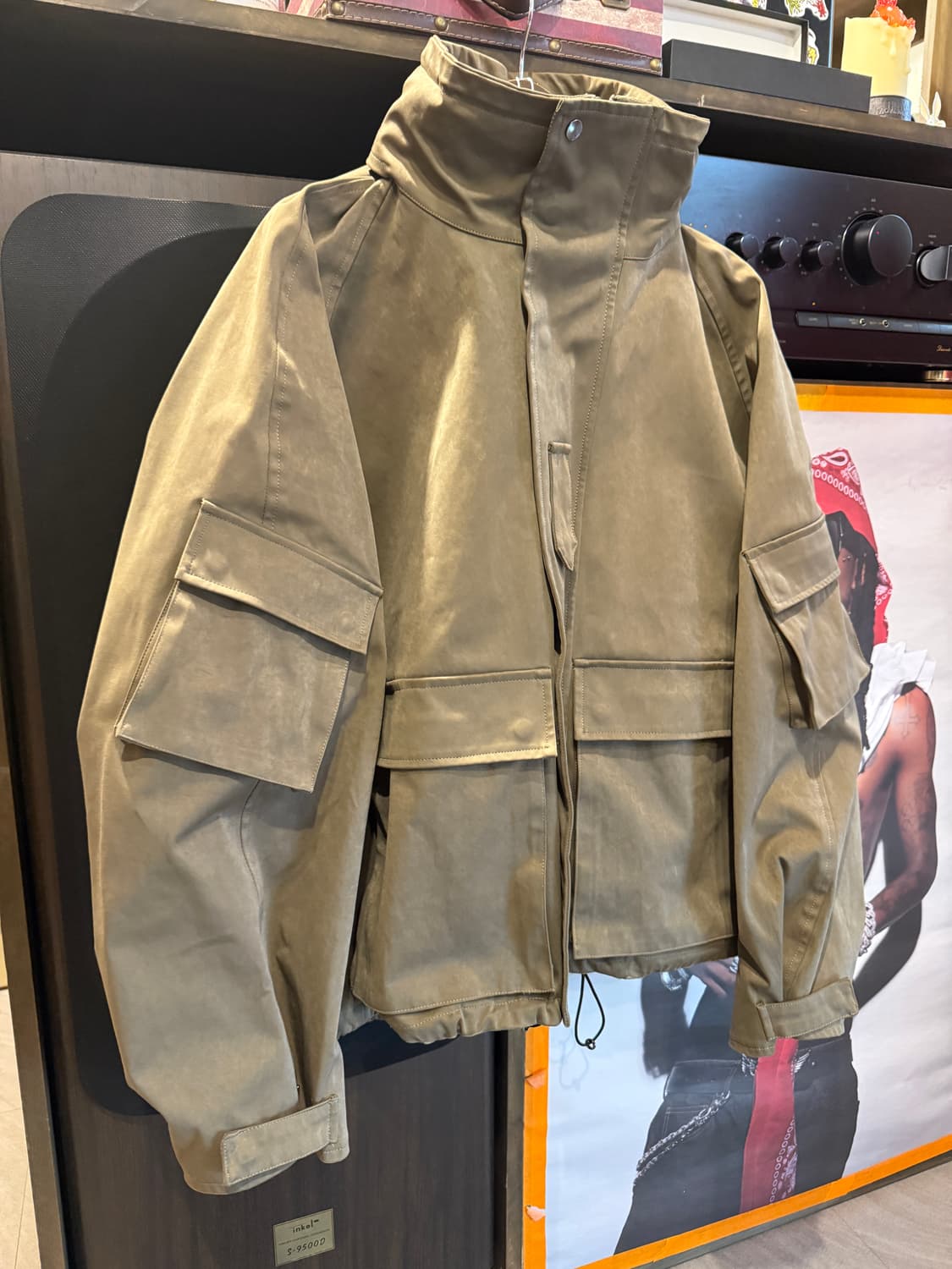 료 타카시마 오버슬리브 밀리터리 자켓 M(XL) 상품이미지4