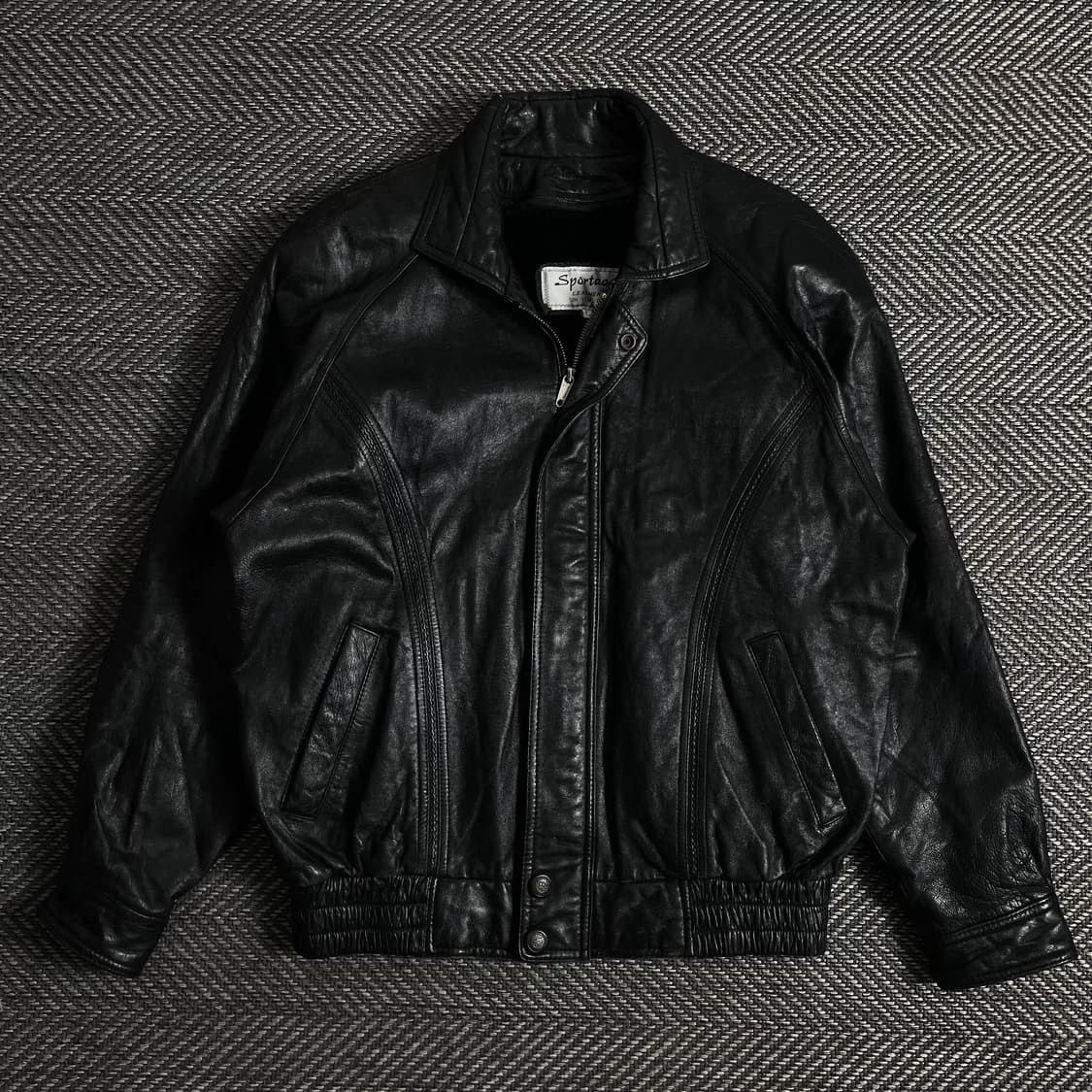 Sportage 빈티지 양가죽 레더 봄버 자켓y 3107 상품이미지2