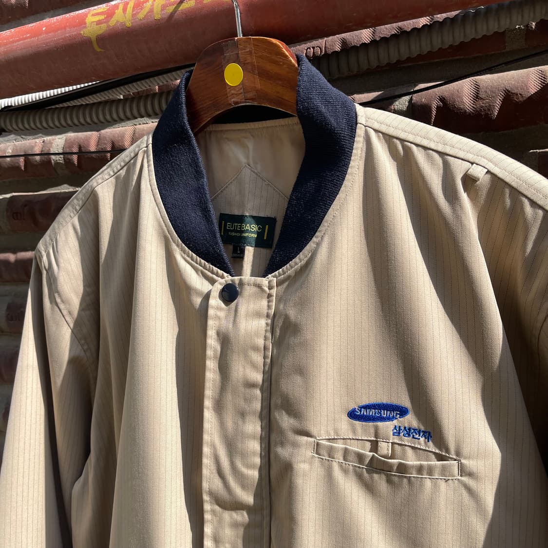 00s 삼성전자 스트라이프 봄버 자켓 상품이미지2