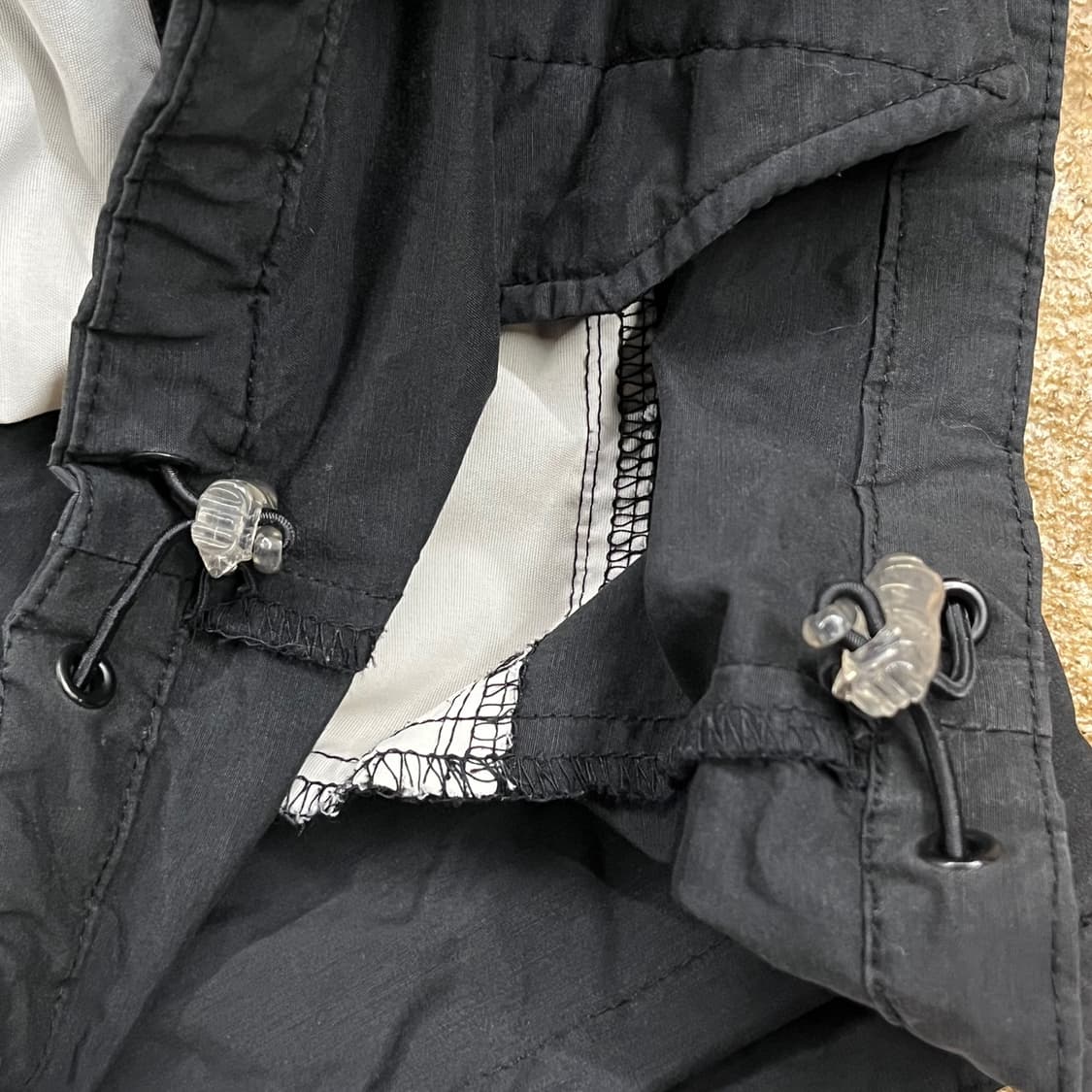 [정품/105] 엄브로 후드 바람막이 블랙화이트 b16 상품이미지6