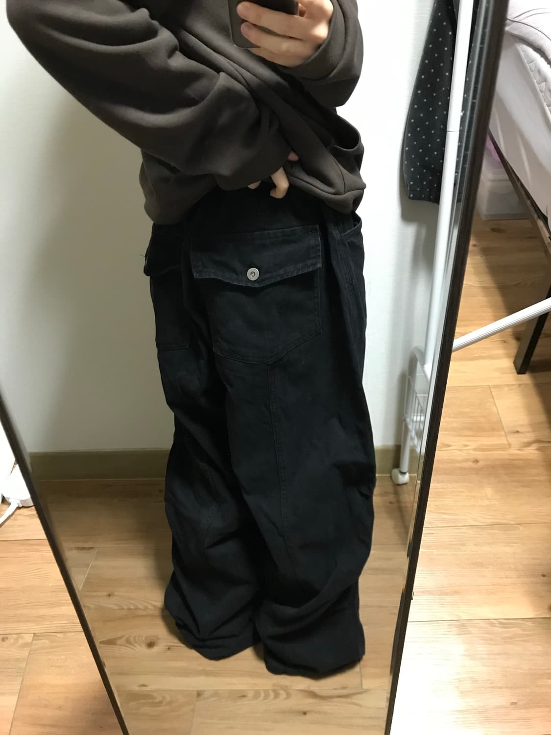 피치블랙셔링팬츠 상품이미지1