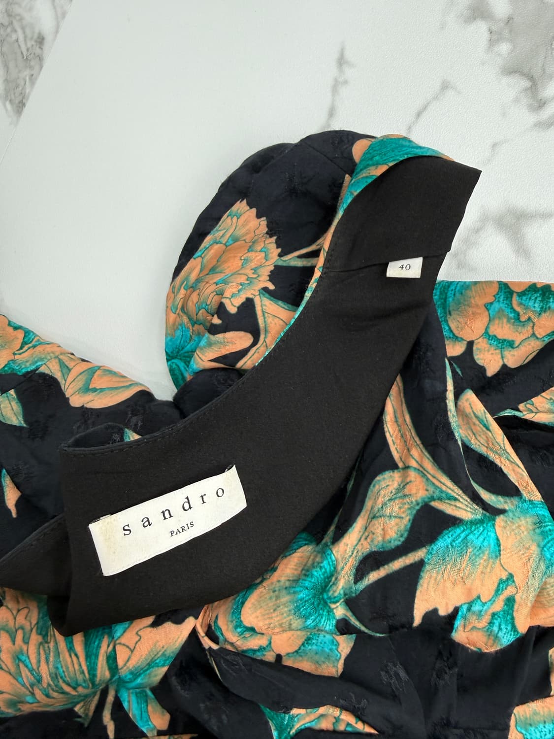 산드로 플라워 패턴 원피스 상품이미지3