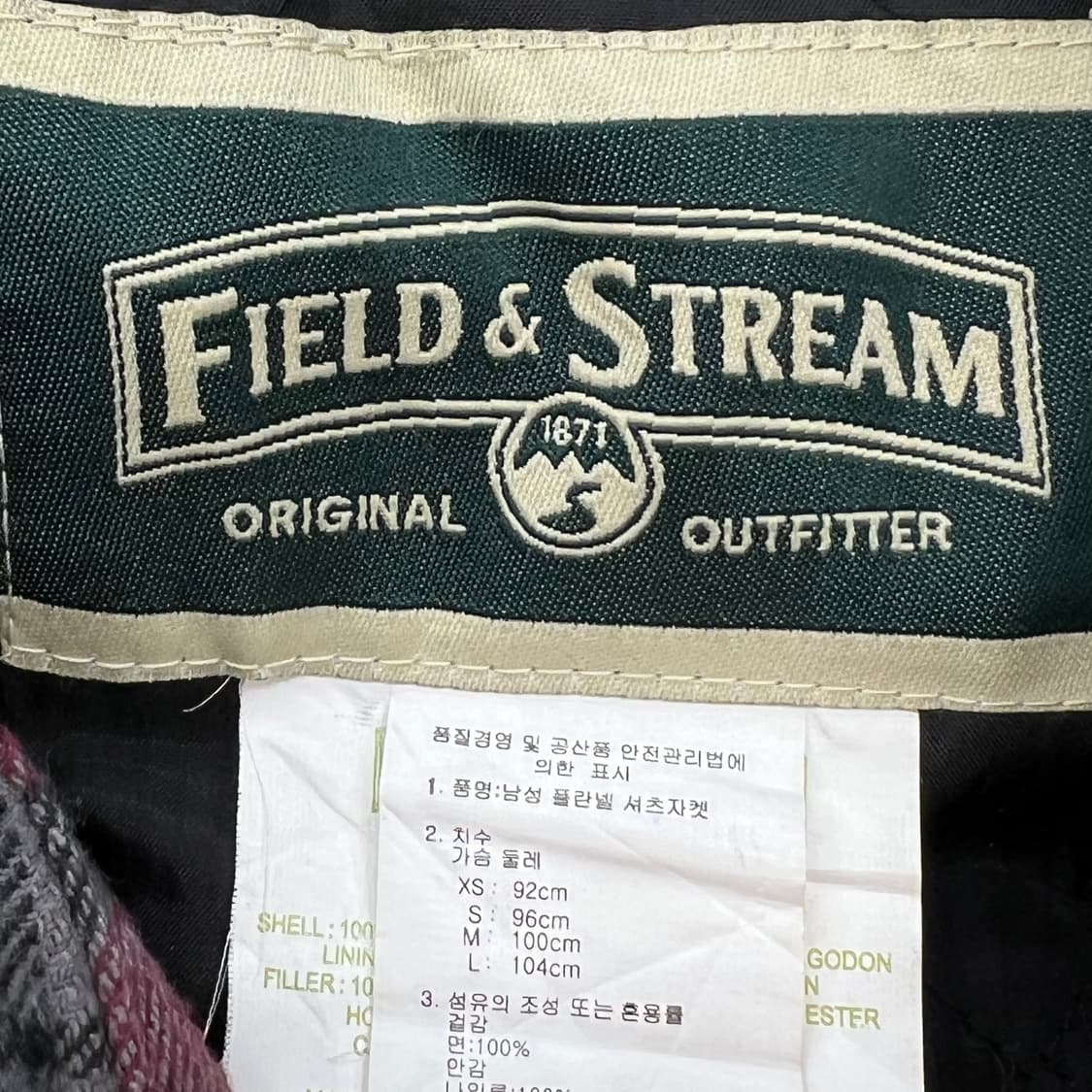 필드앤스트림 레이어드 셔츠자켓 r2913 상품이미지8