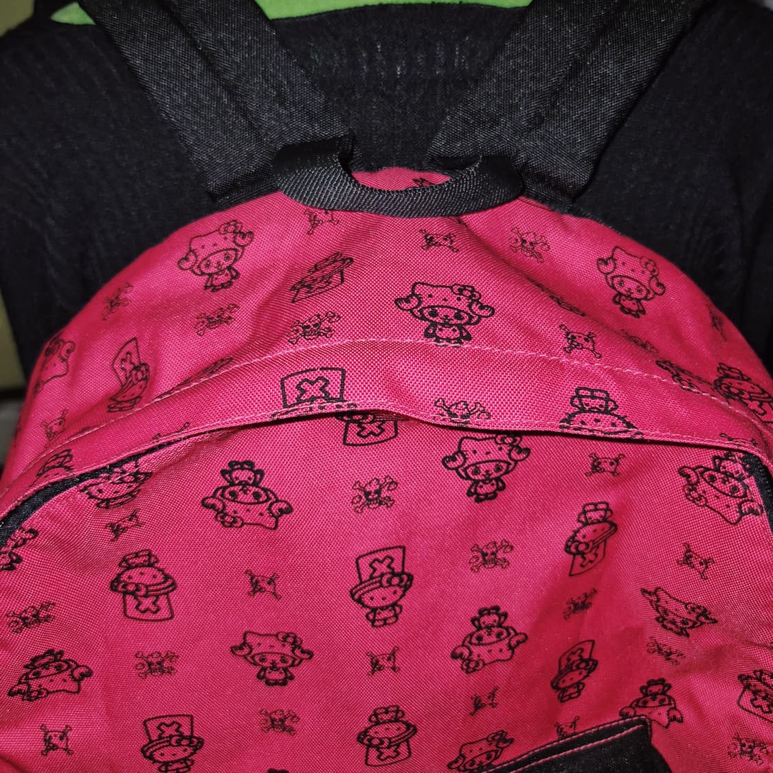 11s 헬로키티 x 원피스 해골 핑크 빅 배낭 상품이미지7