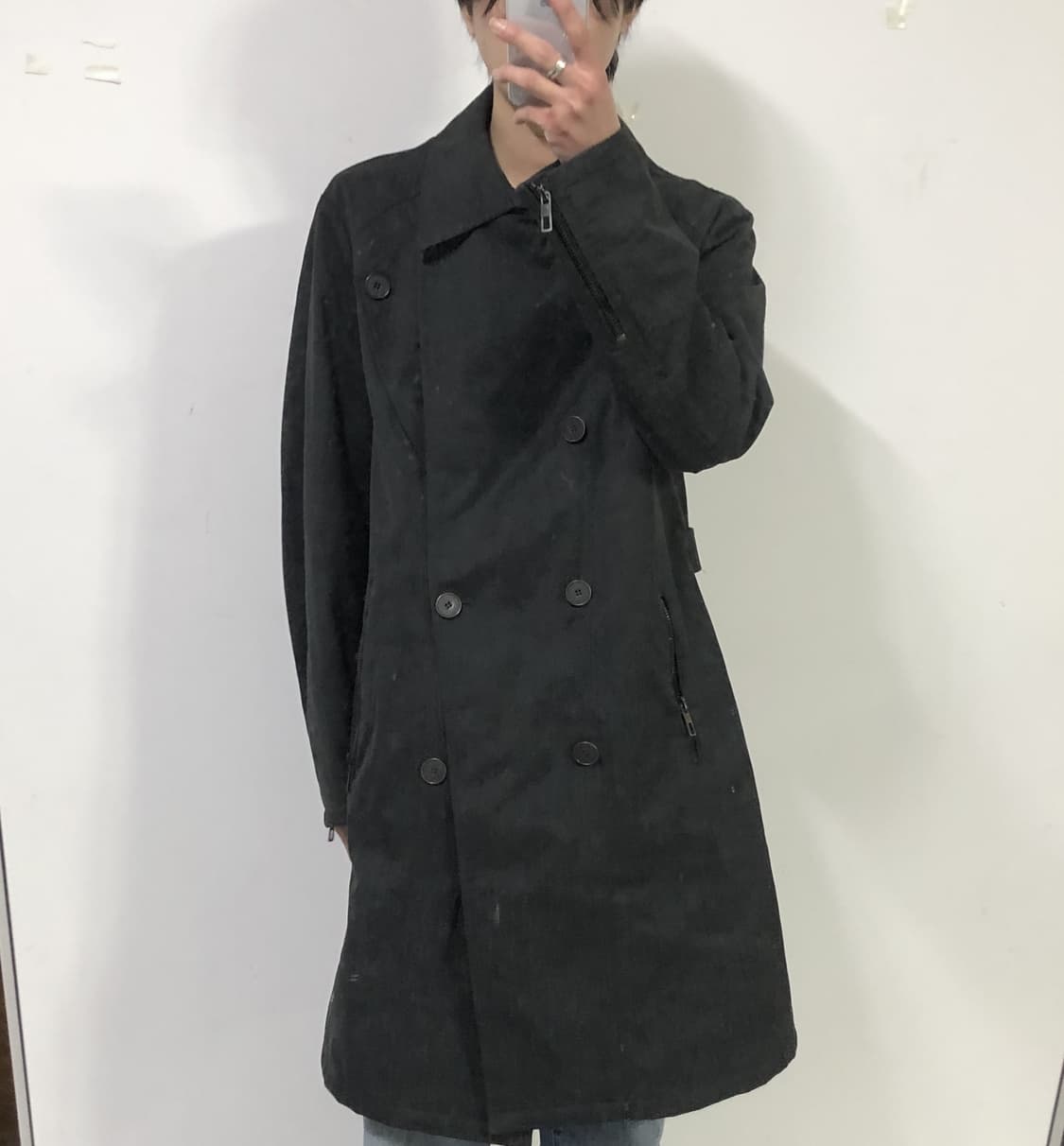 조르지오 아르마니 더블 브레스티드 코트  상품이미지3