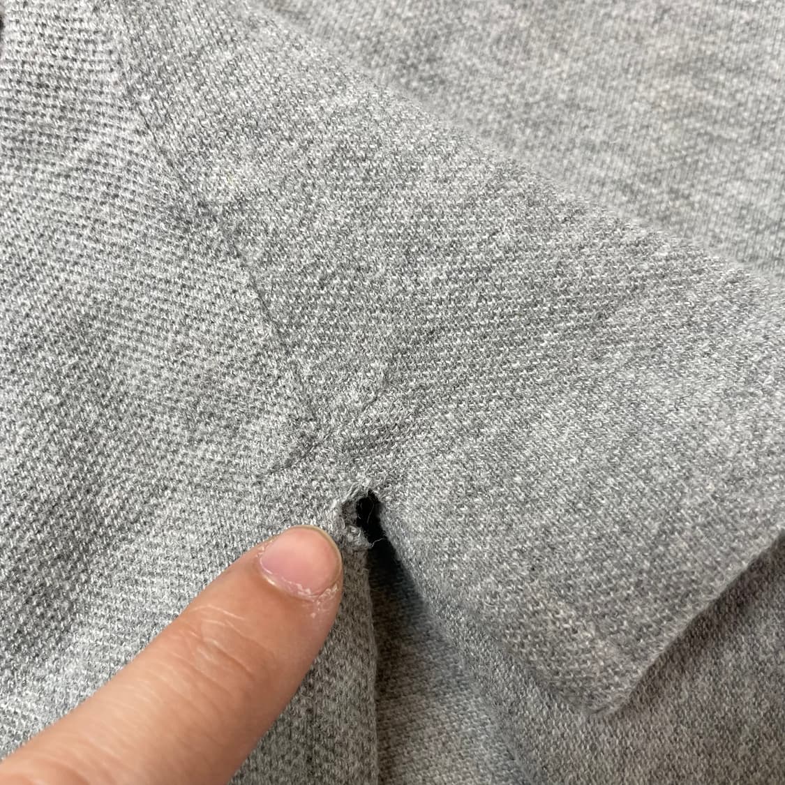 폴로랄프로렌 키즈 네이비 포니 그레이 카라 티셔츠 3T 상품이미지9