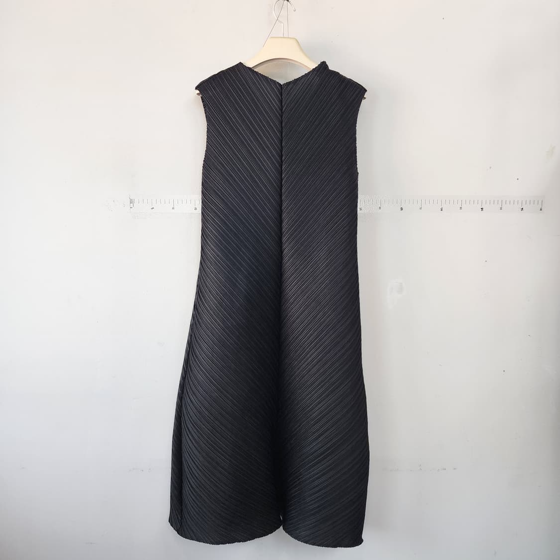 플리츠 블랙 민소매 원피스 상품이미지4