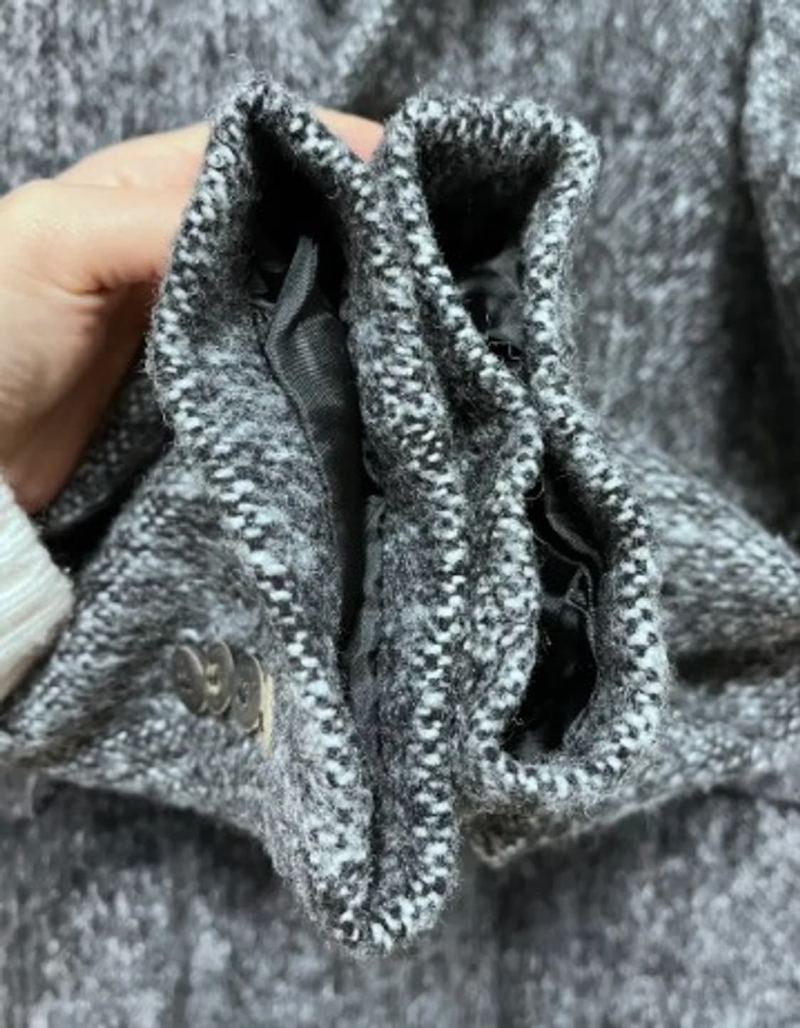 시리즈 파이버 남성 라나울혼방 누빔코트 L/100사이즈추천 상품이미지4