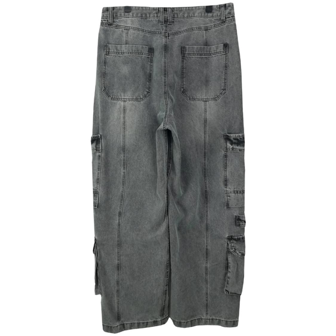 [인사일런스] 24S/S 멀티 포켓 와이드 카고 데님 팬츠 M19218 상품이미지3