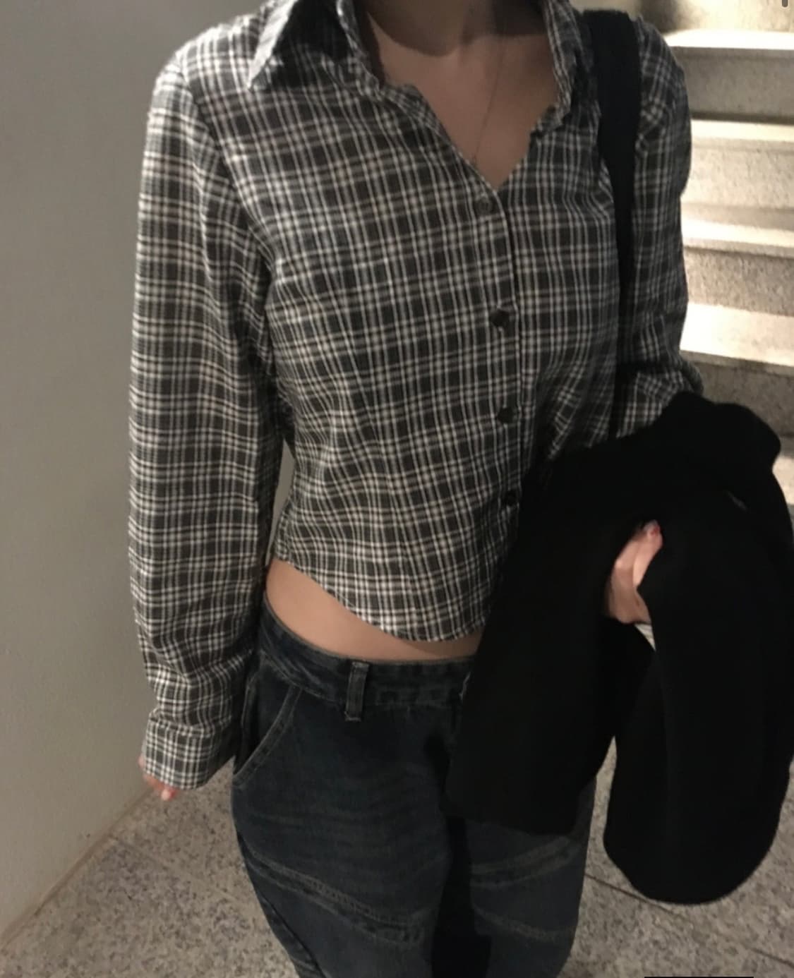 아워캐비넷 nerd check shirt 상품이미지1