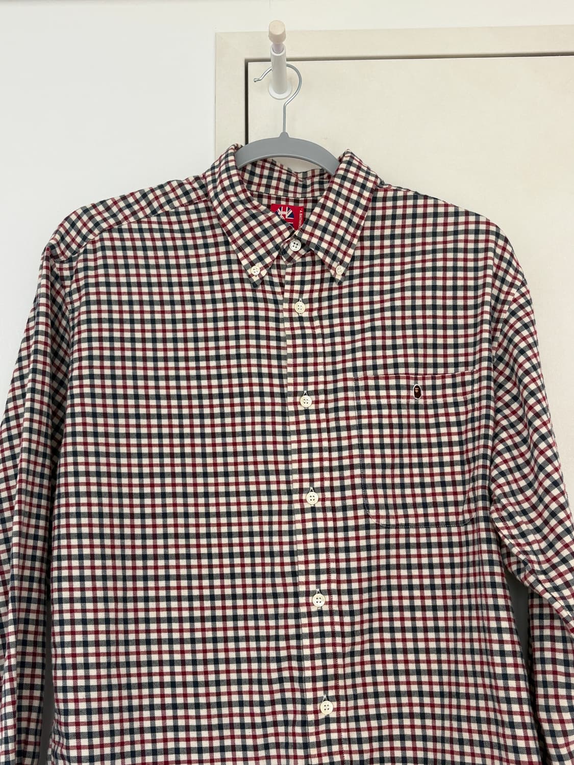 베이프 체크셔츠 L 상품이미지10